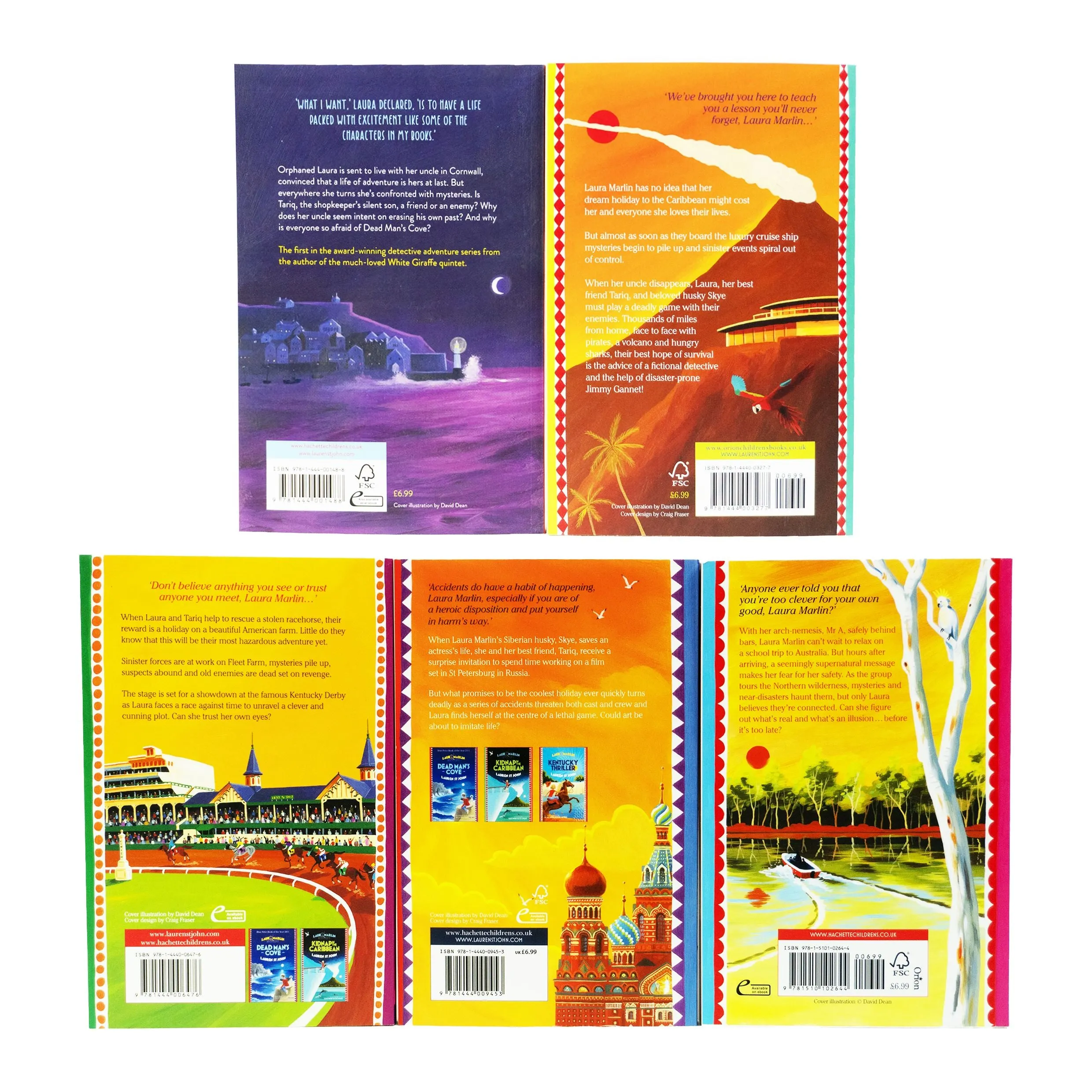 Laura Marlin Mysteries Series by Lauren St John: 5 Books Collection Set - Ages 6-11 - Paperback