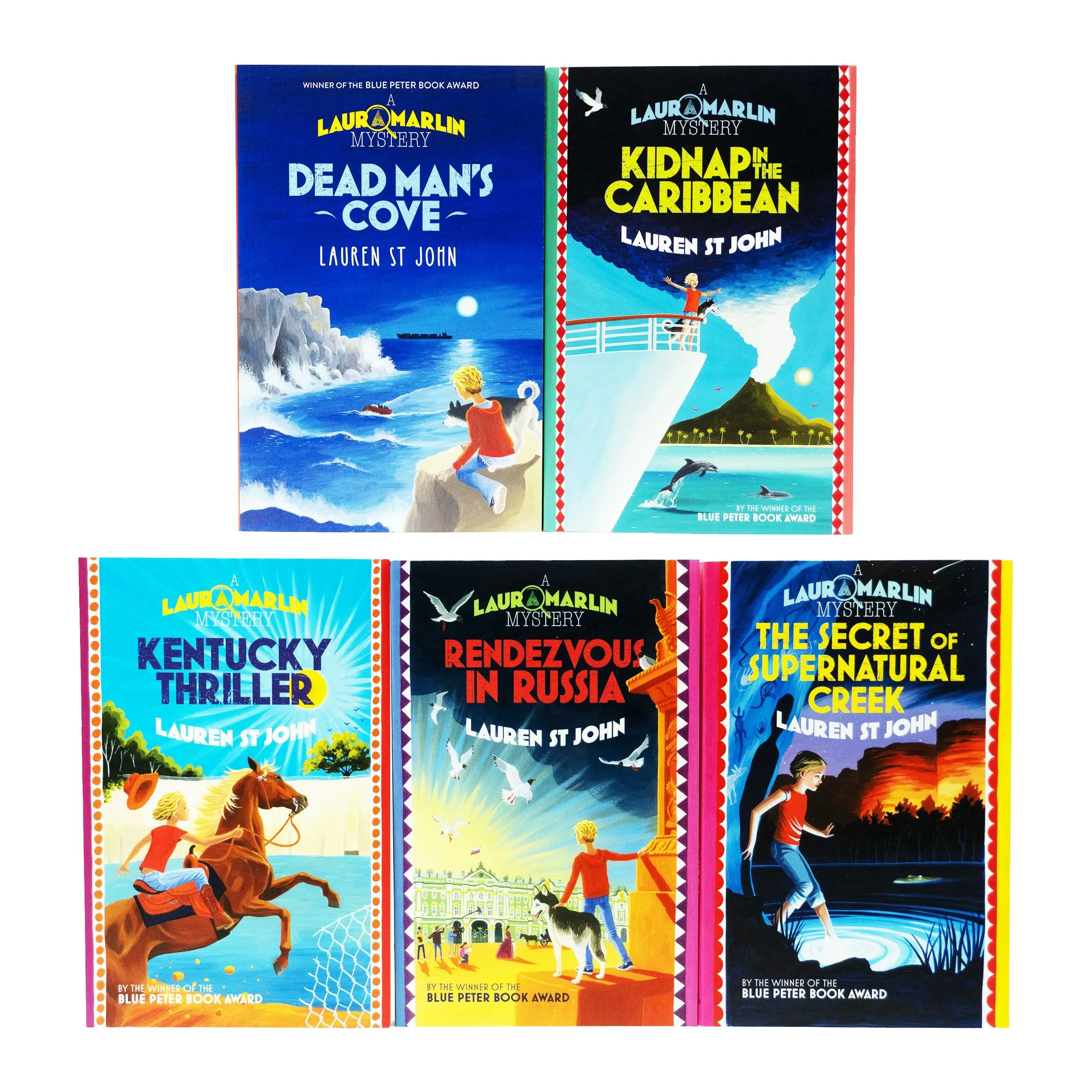 Laura Marlin Mysteries Series by Lauren St John: 5 Books Collection Set - Ages 6-11 - Paperback