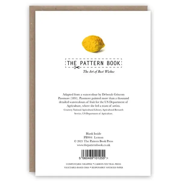 Lemon Card