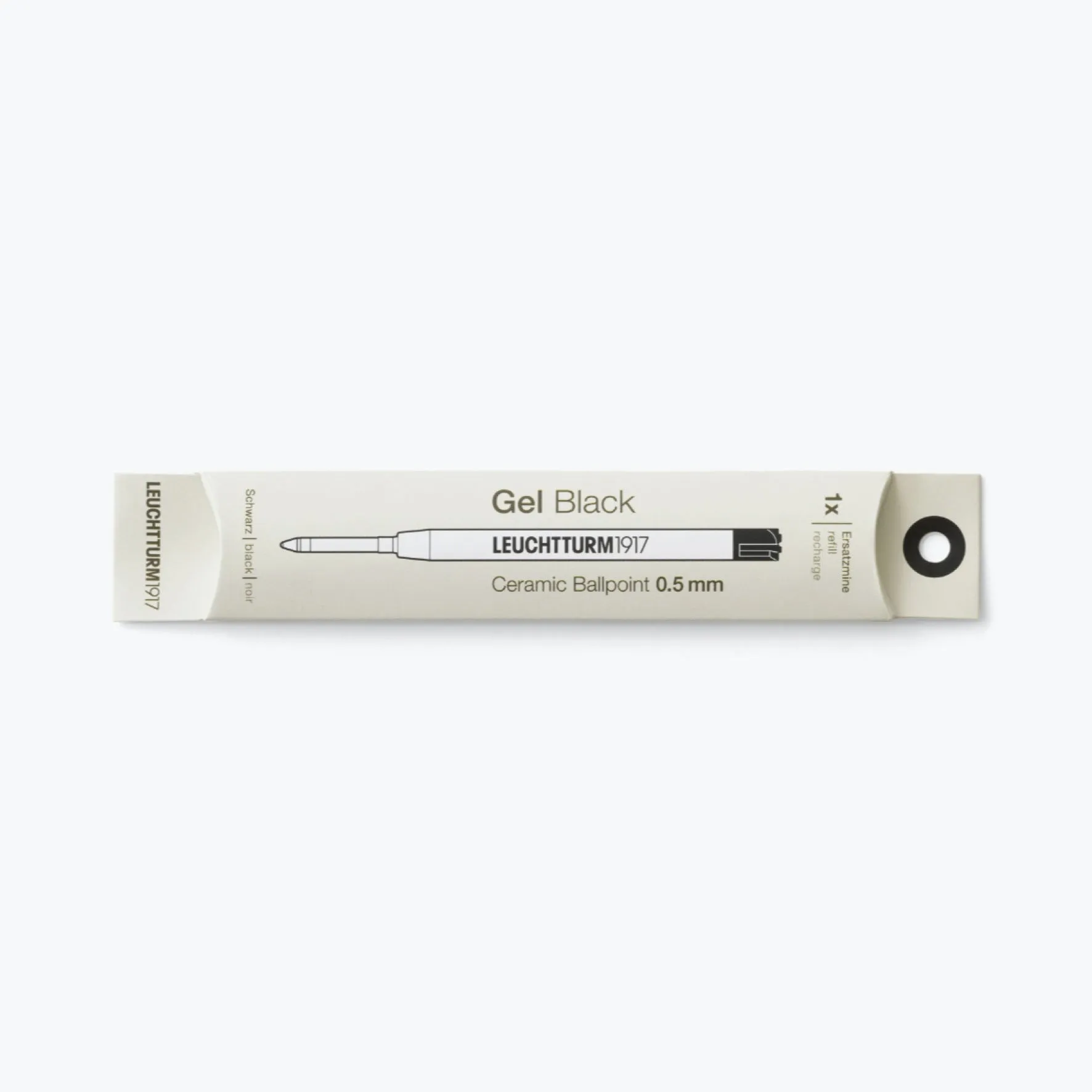 Leuchtturm1917 - Ballpoint Refill - Drehgriffel Nr. 1 - Gel Black