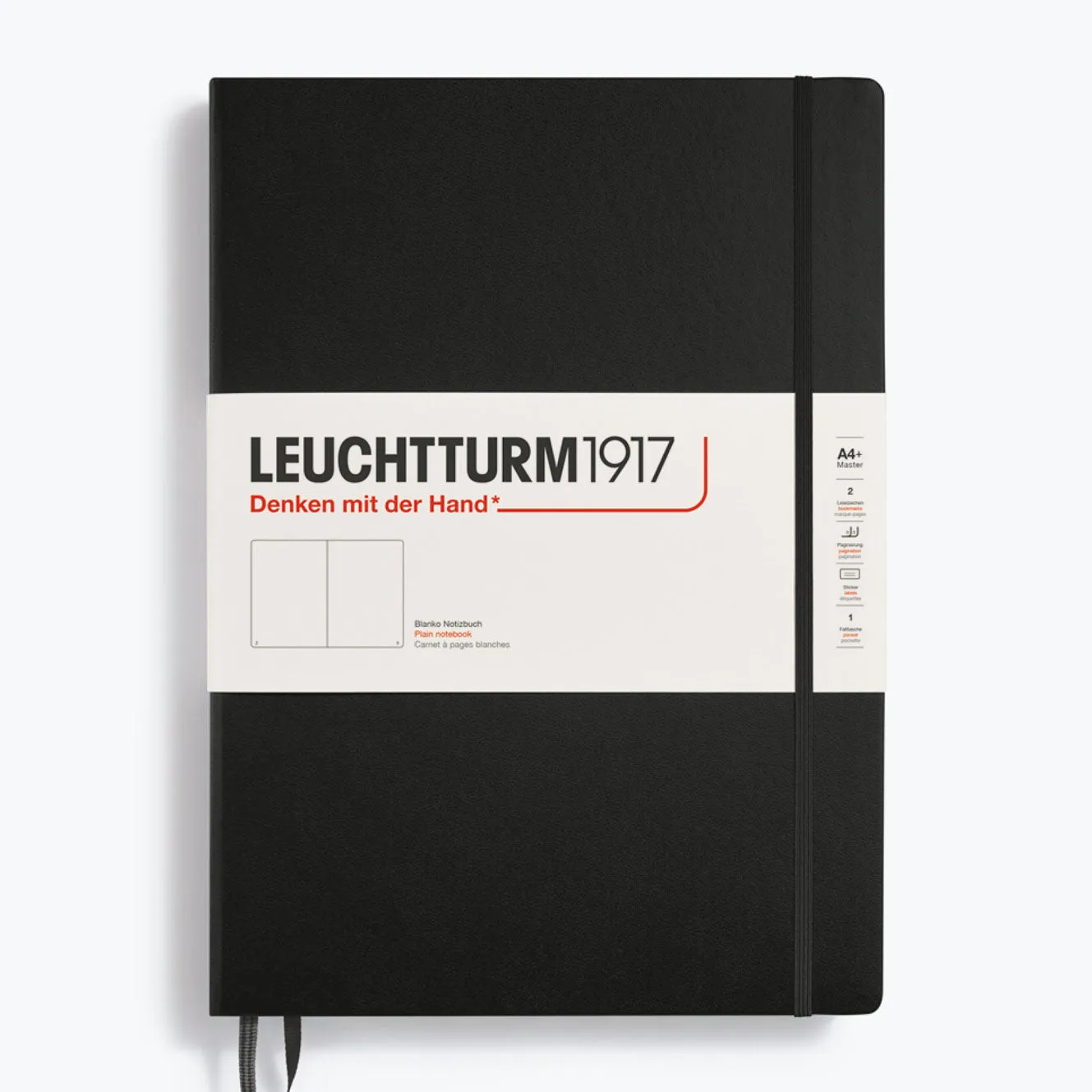 Leuchtturm1917 - Notebook - A4  - Black