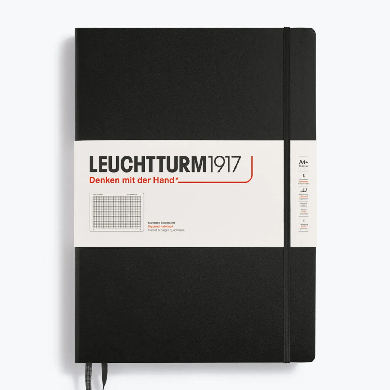 Leuchtturm1917 - Notebook - A4  - Black