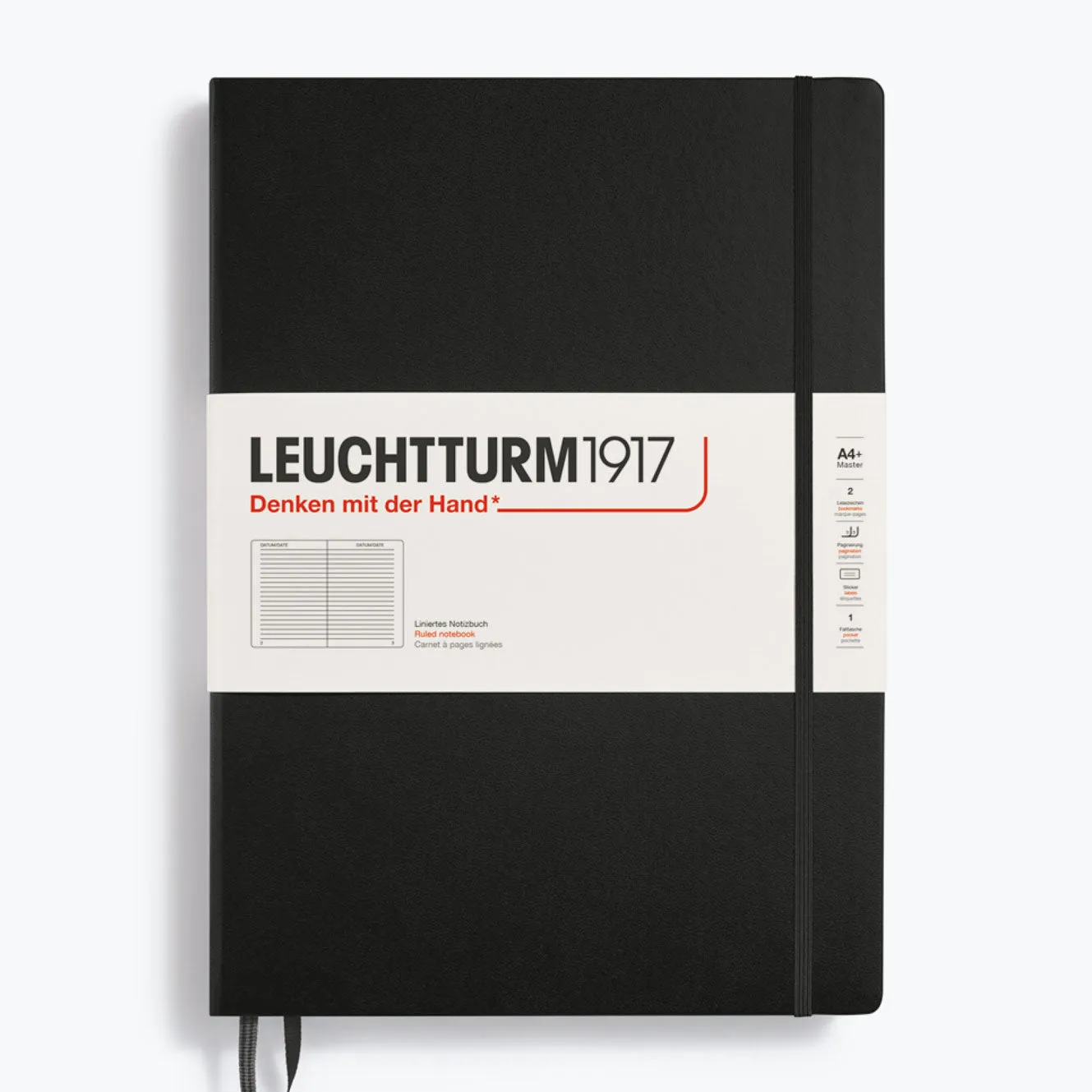Leuchtturm1917 - Notebook - A4  - Black