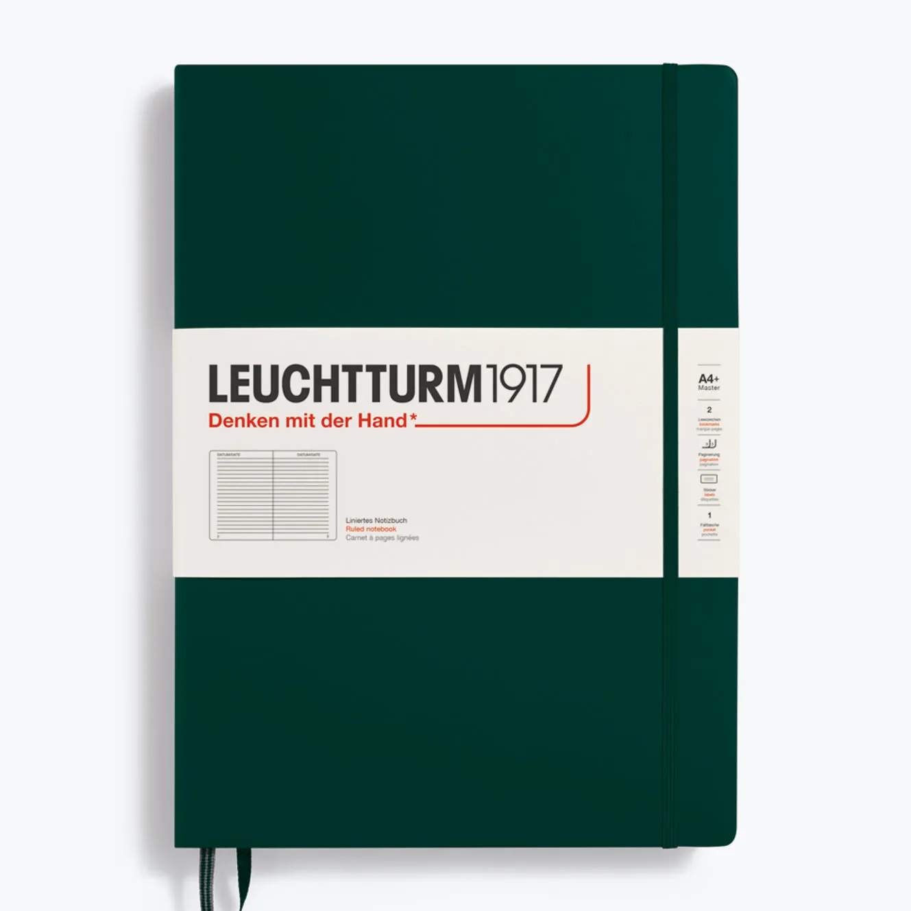 Leuchtturm1917 - Notebook - A4  - Forest Green