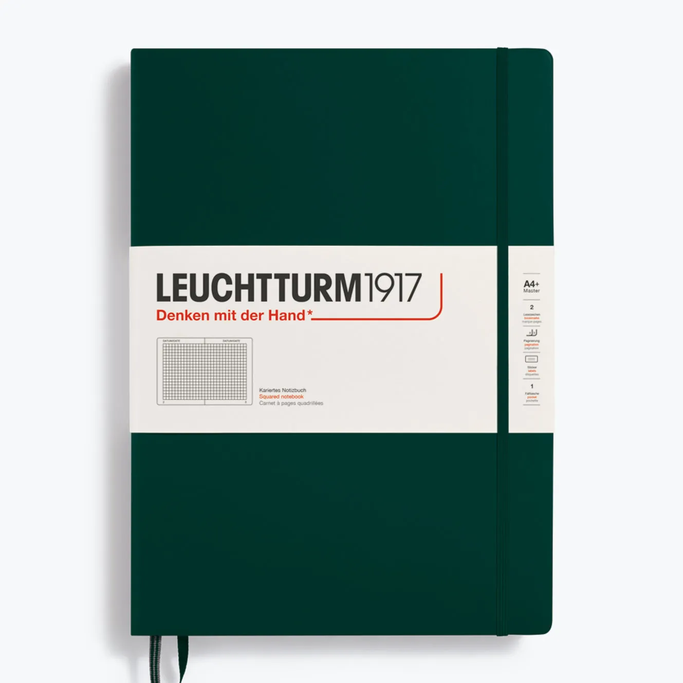 Leuchtturm1917 - Notebook - A4  - Forest Green