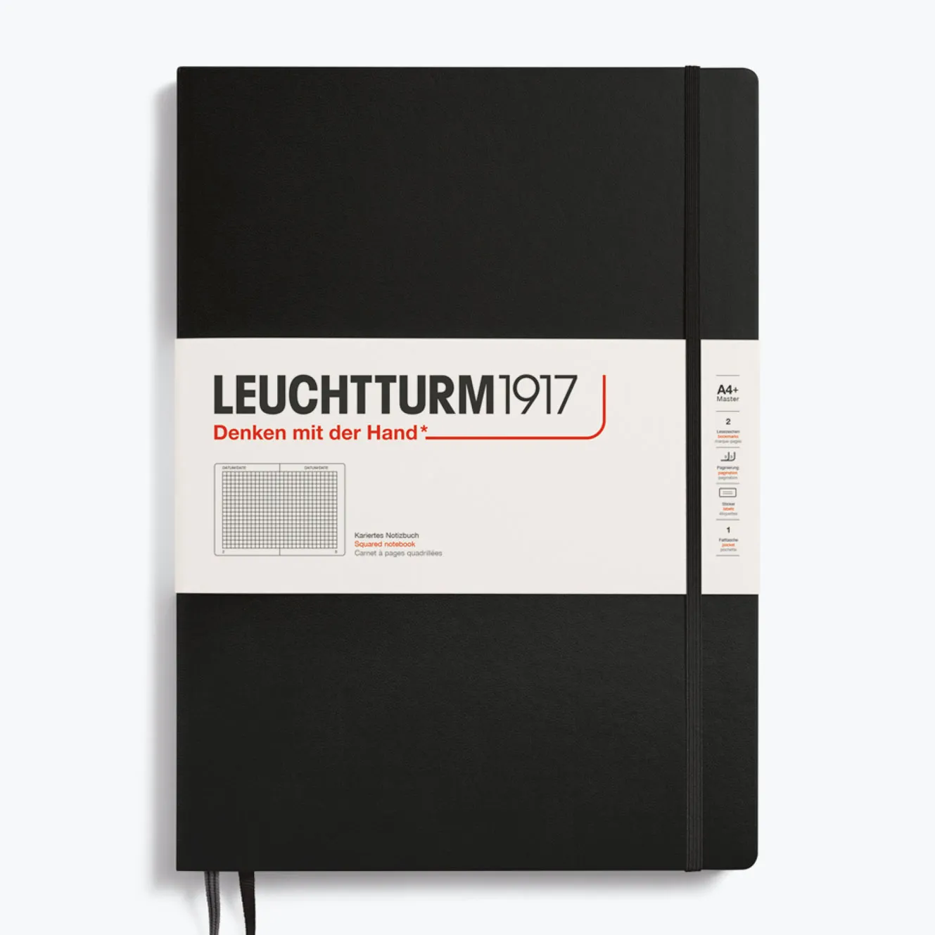 Leuchtturm1917 - Notebook - A4  - Slim - Black