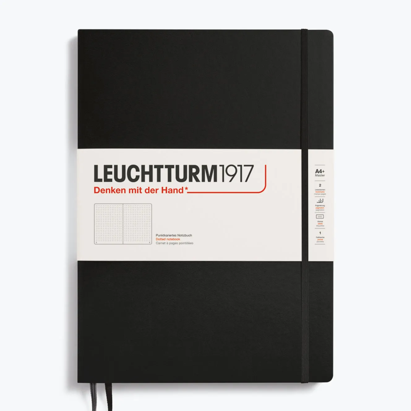 Leuchtturm1917 - Notebook - A4  - Slim - Black