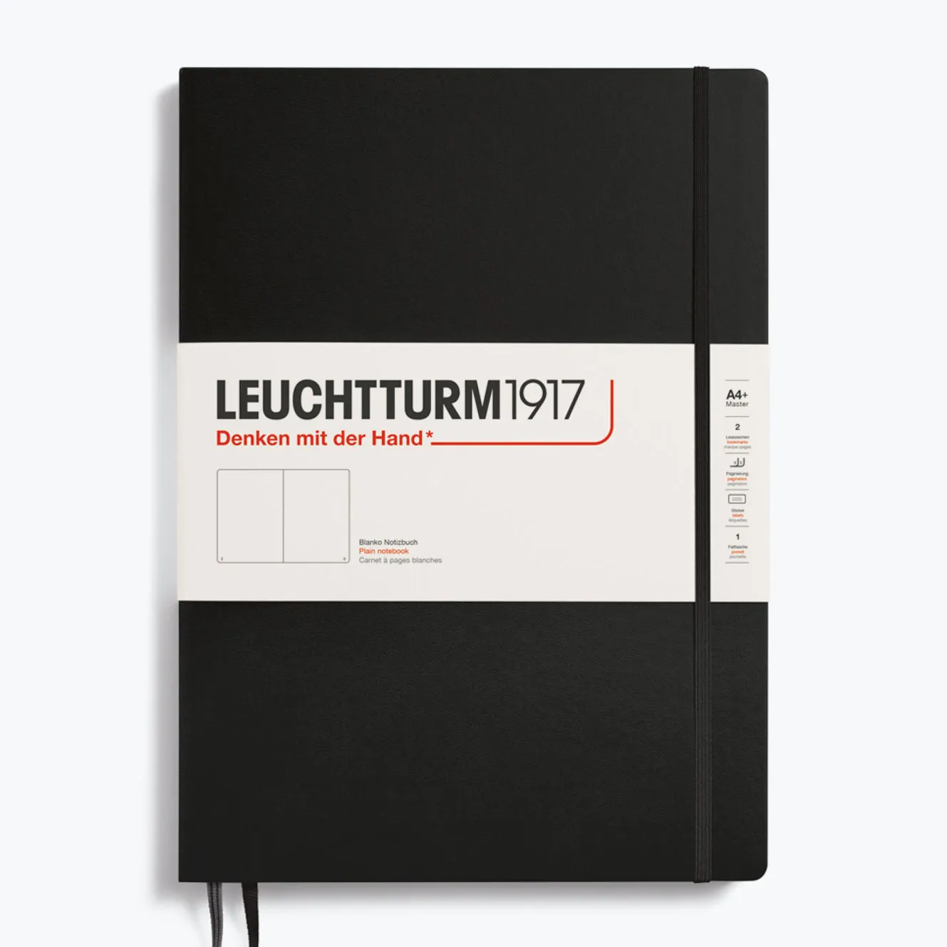 Leuchtturm1917 - Notebook - A4  - Slim - Black