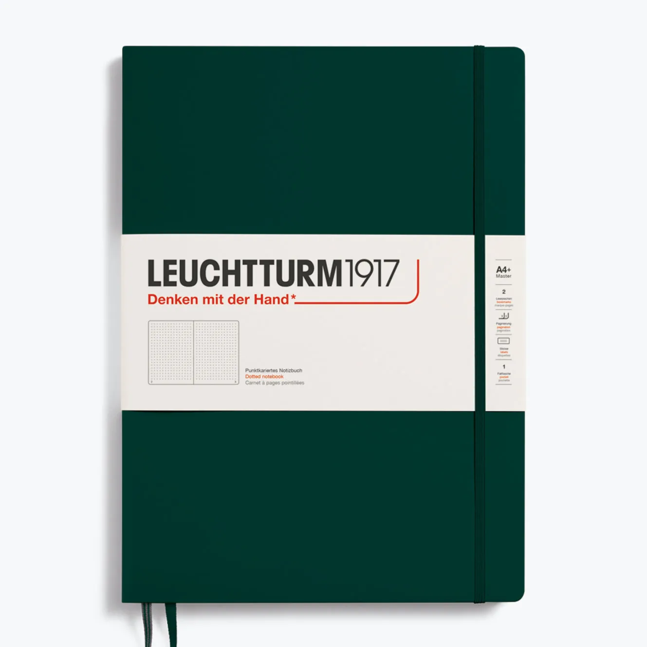 Leuchtturm1917 - Notebook - A4  - Slim - Forest Green