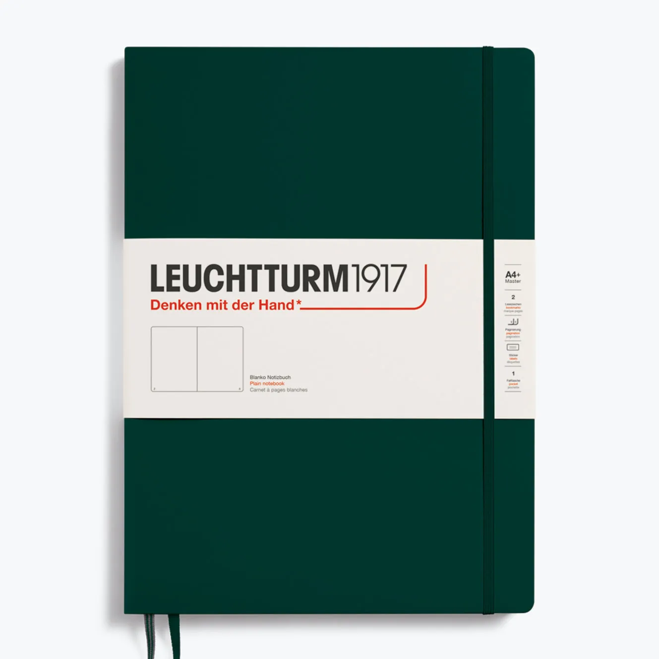 Leuchtturm1917 - Notebook - A4  - Slim - Forest Green