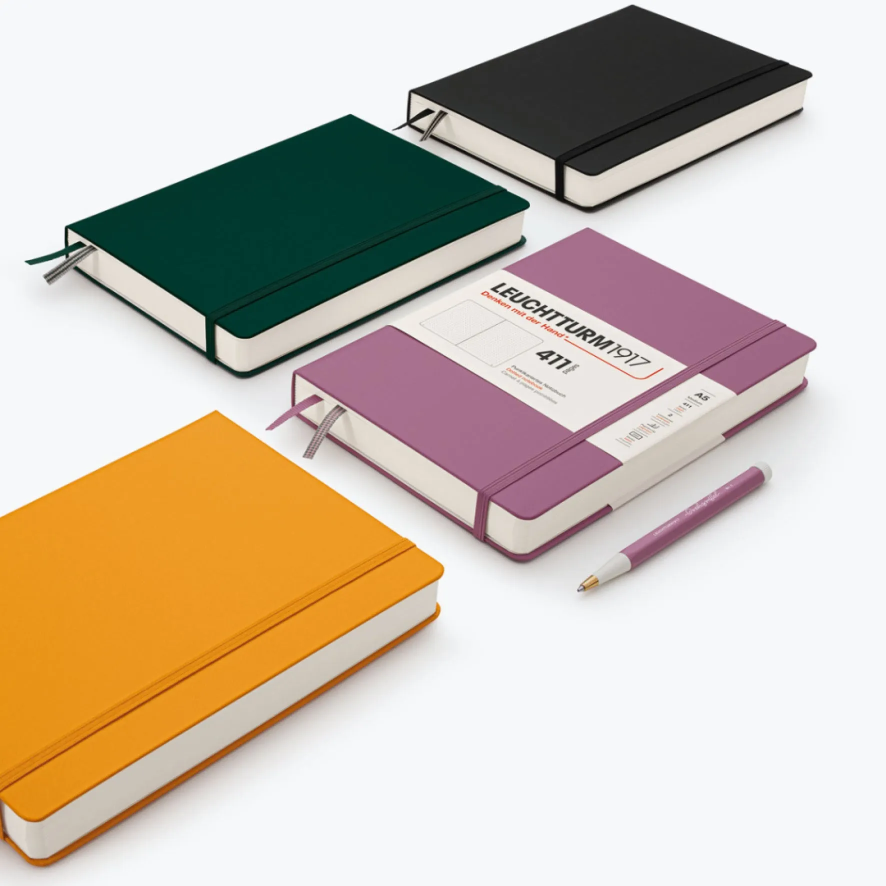 Leuchtturm1917 - Notebook - A5 - 411 Pages - Black