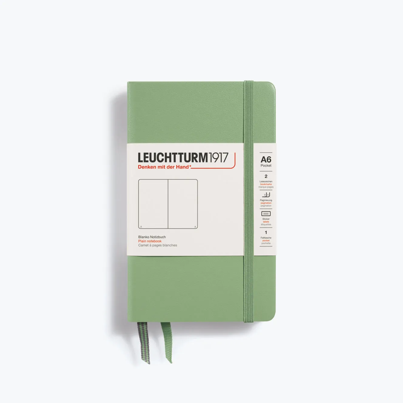 Leuchtturm1917 - Notebook - A6 - Sage