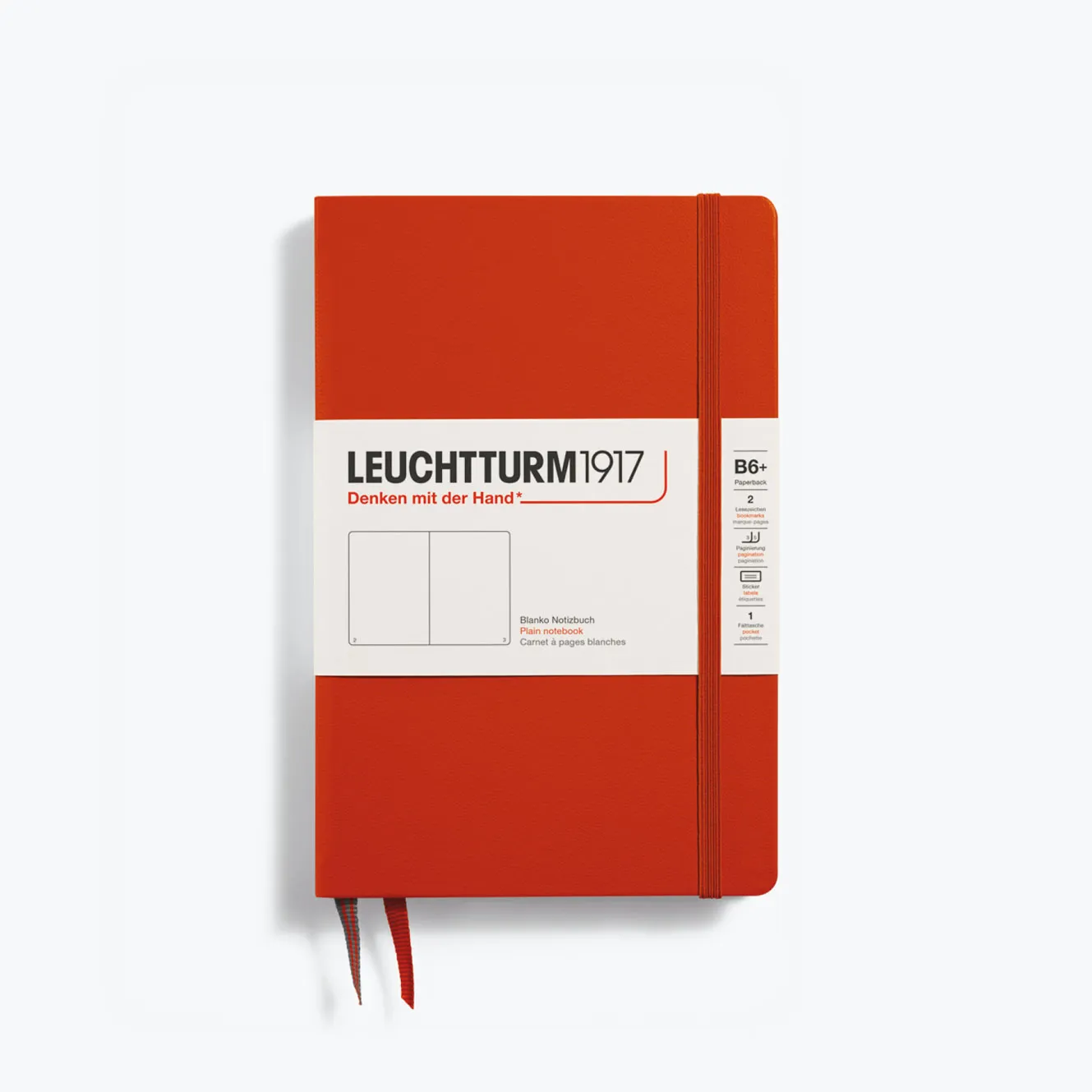 Leuchtturm1917 - Notebook - Hardcover - B6  - Fox Red