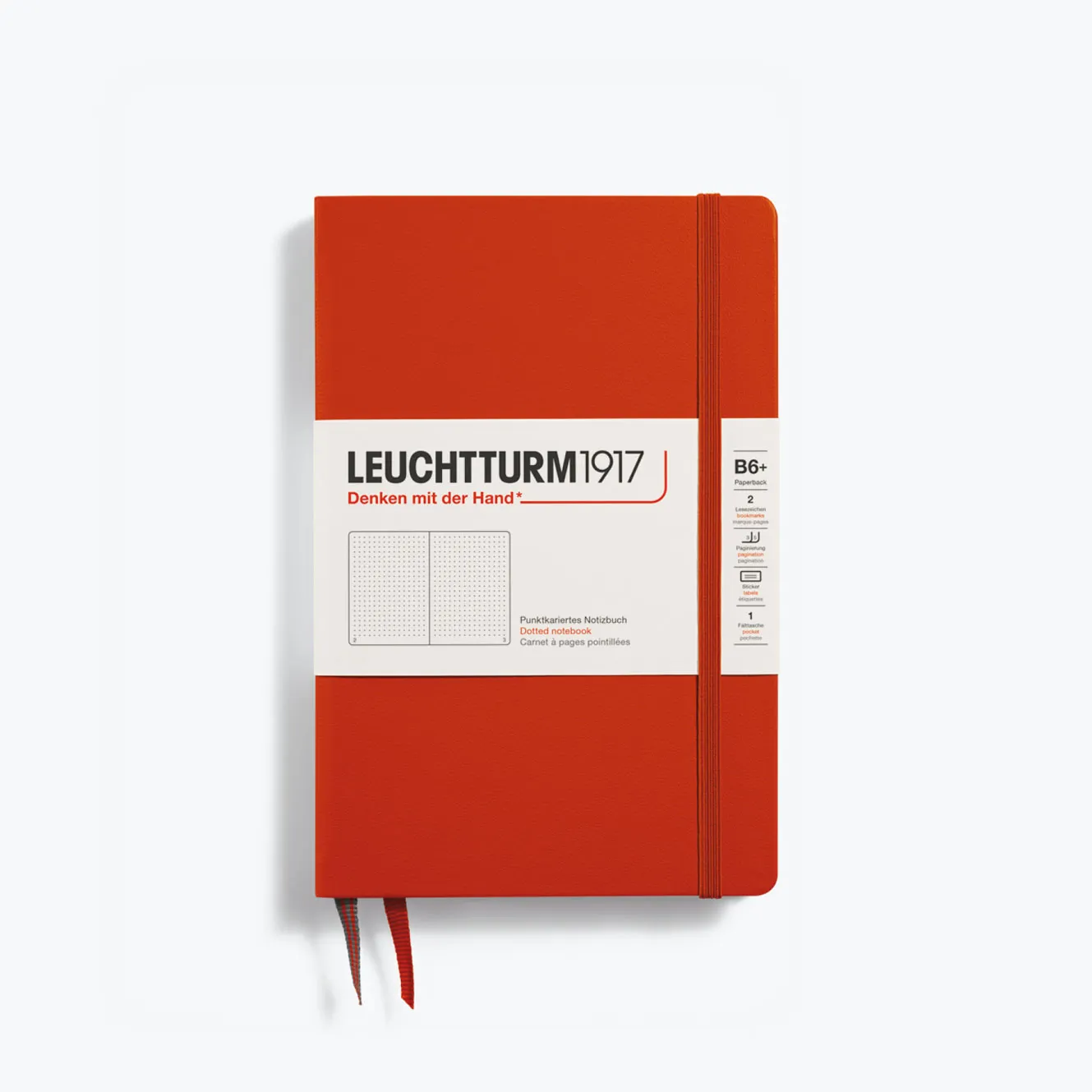 Leuchtturm1917 - Notebook - Hardcover - B6  - Fox Red