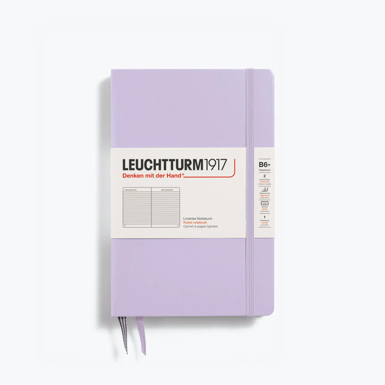 Leuchtturm1917 - Notebook - Hardcover - B6  - Lilac
