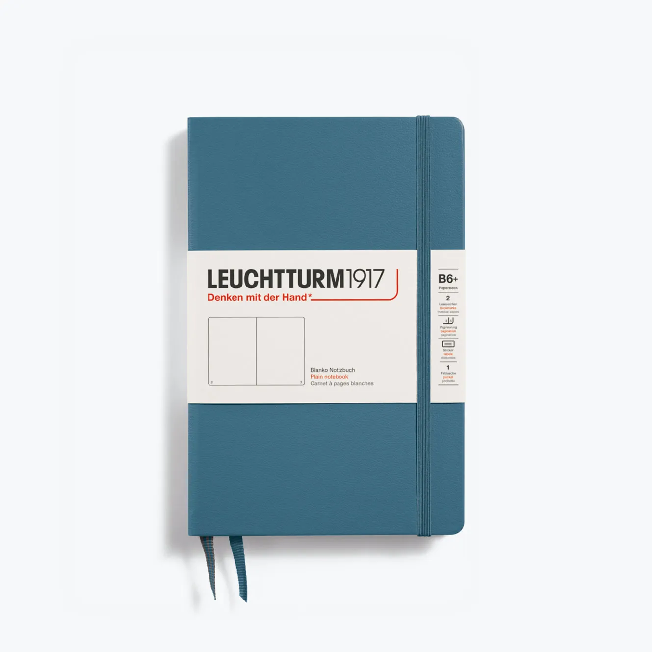 Leuchtturm1917 - Notebook - Hardcover - B6  - Stone Blue