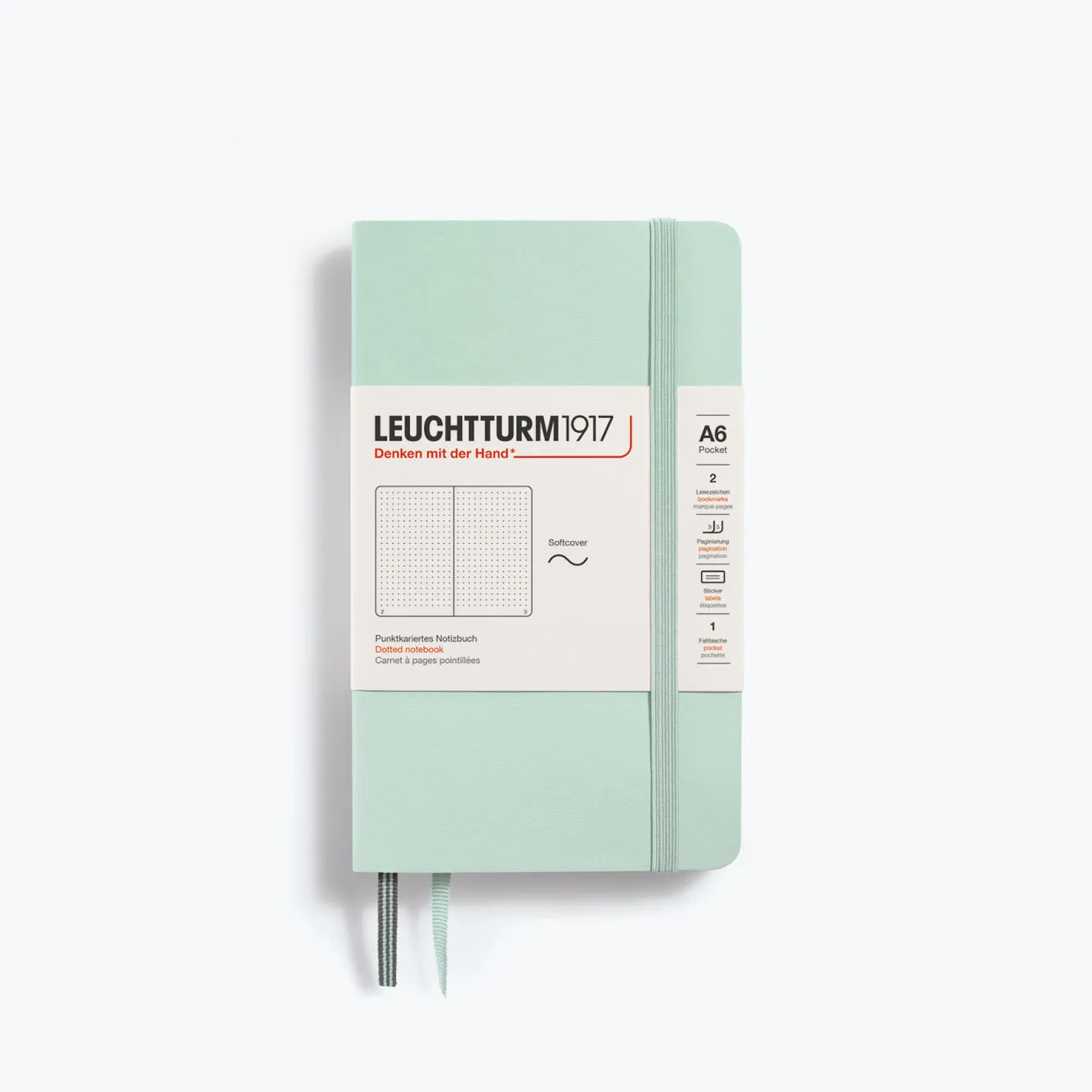 Leuchtturm1917 - Notebook - Softcover - A6 - Mint Green