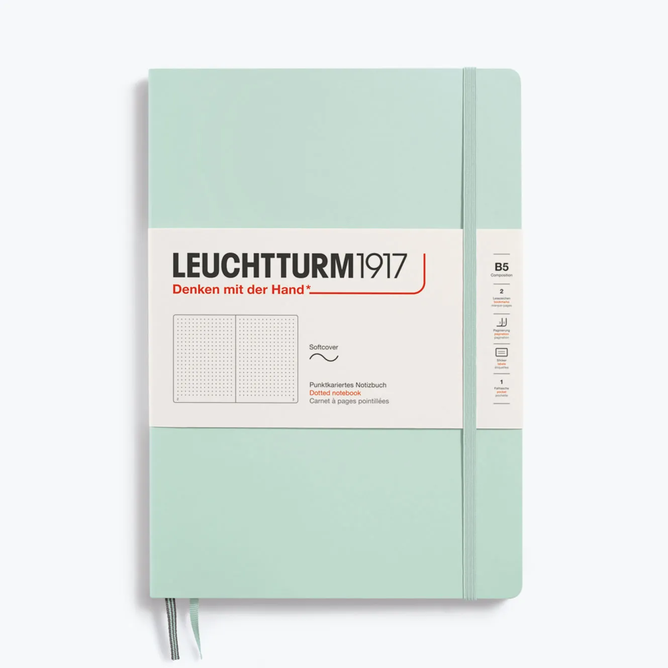 Leuchtturm1917 - Notebook - Softcover - B5 - Mint Green