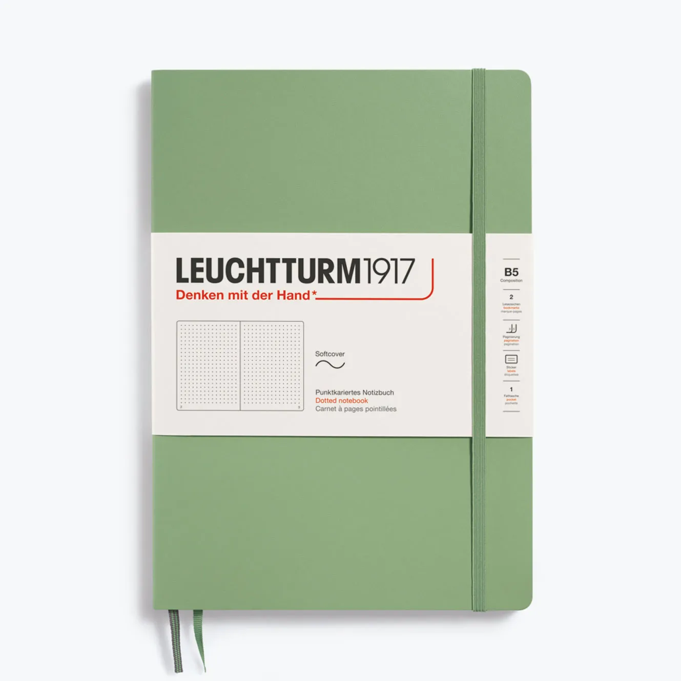 Leuchtturm1917 - Notebook - Softcover - B5 - Sage