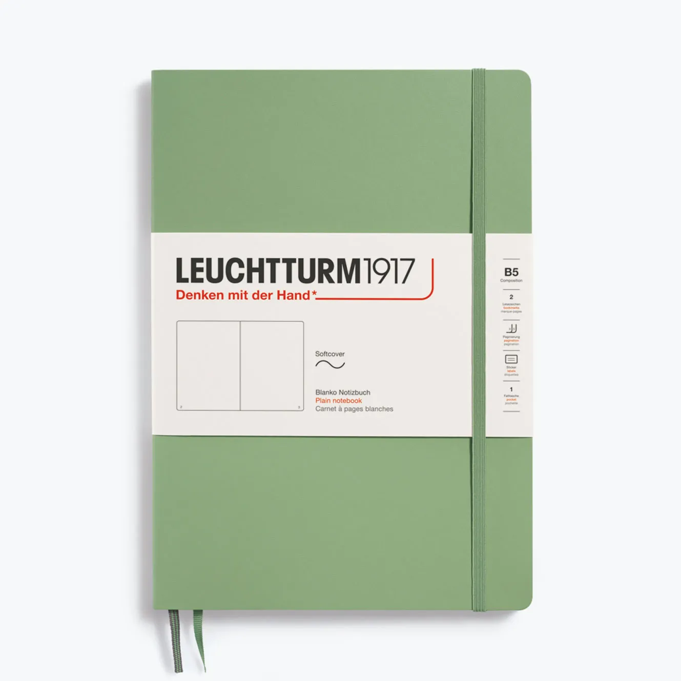 Leuchtturm1917 - Notebook - Softcover - B5 - Sage