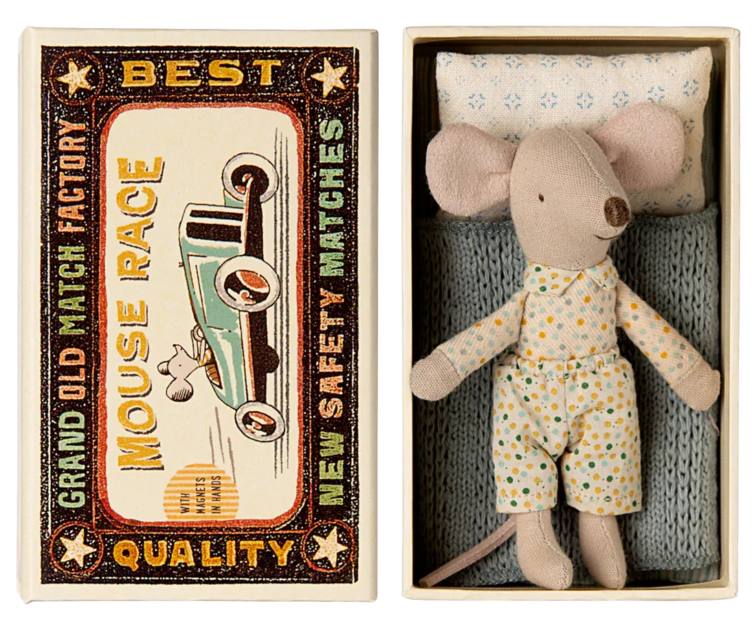 Little Brother Mouse in Matchbox