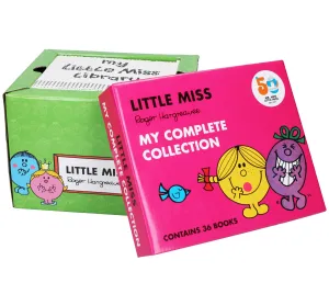 Little Miss 36 Books My Complete Collection Box Set By Roger Hargreaves - Ages 5-7 - Paperback