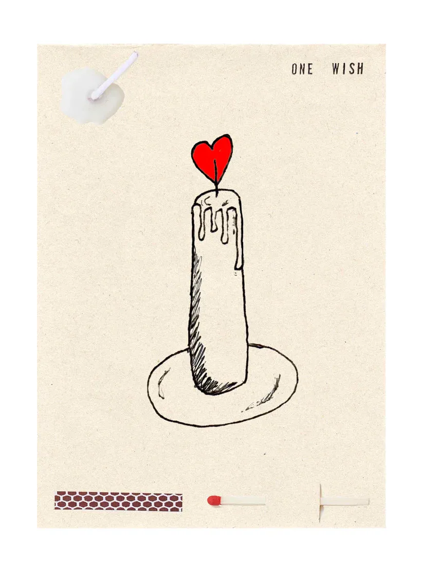 Love Candle Card