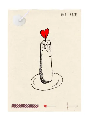 Love Candle Card