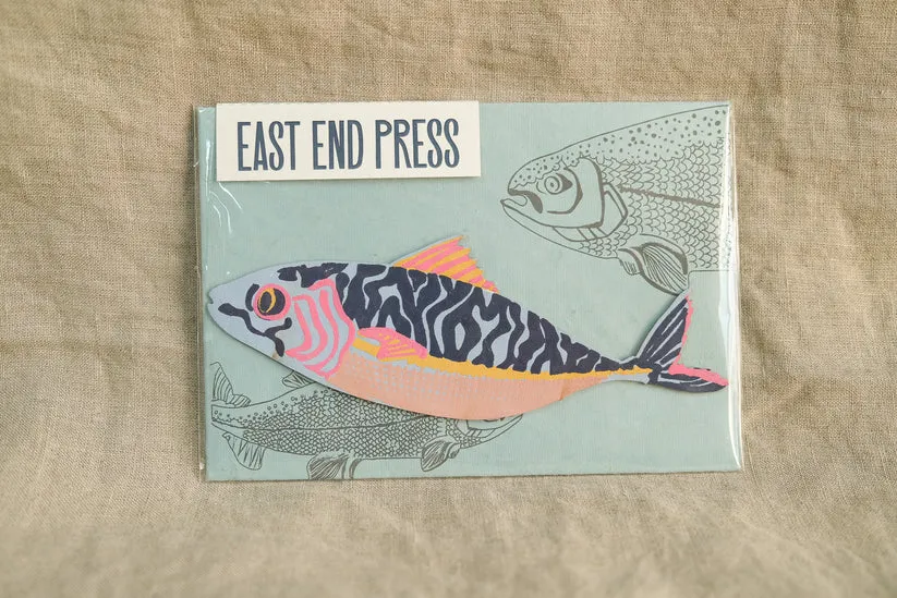 Mackerel Greeting Card
