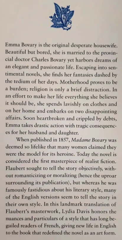 MADAME BOVARY - Gustave Flaubert, Lydia Davis