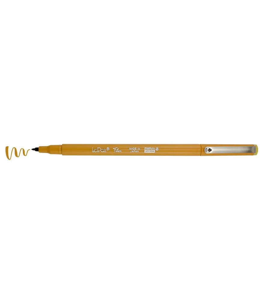 Marvy Uchida - Brush Pen - Le Pen Flex - Ochre #13