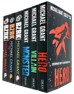 Michael Grant 6 Books Collection Set (The Monster and BZRK Series) - Ages 9-14 - Paperback