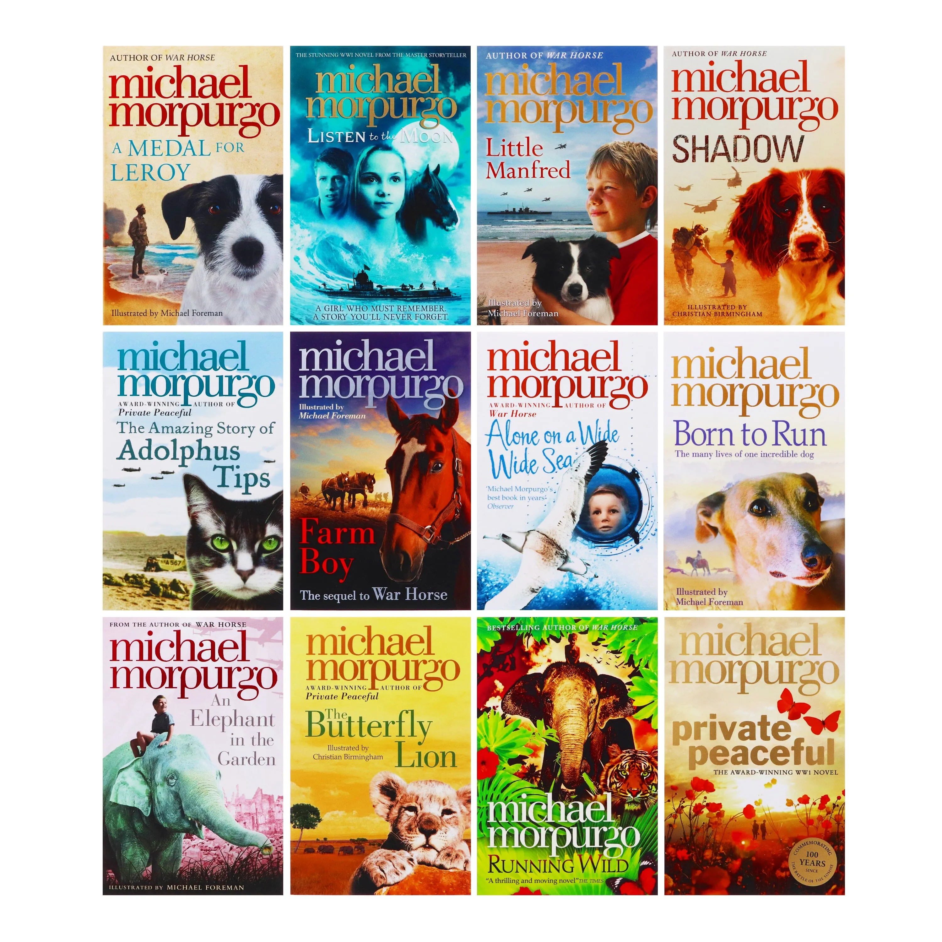 Michael Morpurgo 12 Books Collection Box Set - Ages 9  - Paperback