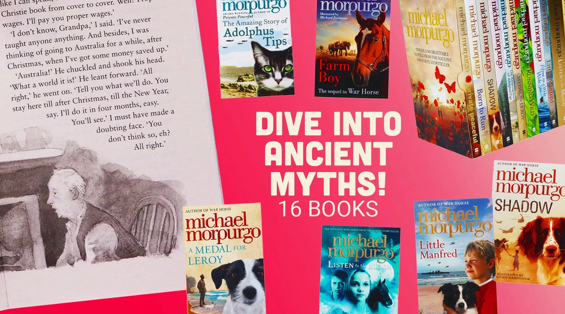 Michael Morpurgo 12 Books Collection Box Set - Ages 9  - Paperback