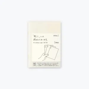Midori - Notebook - MD Paper - Light - A6 - Blank