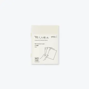 Midori - Notebook - MD Paper - Light - A7 - Blank