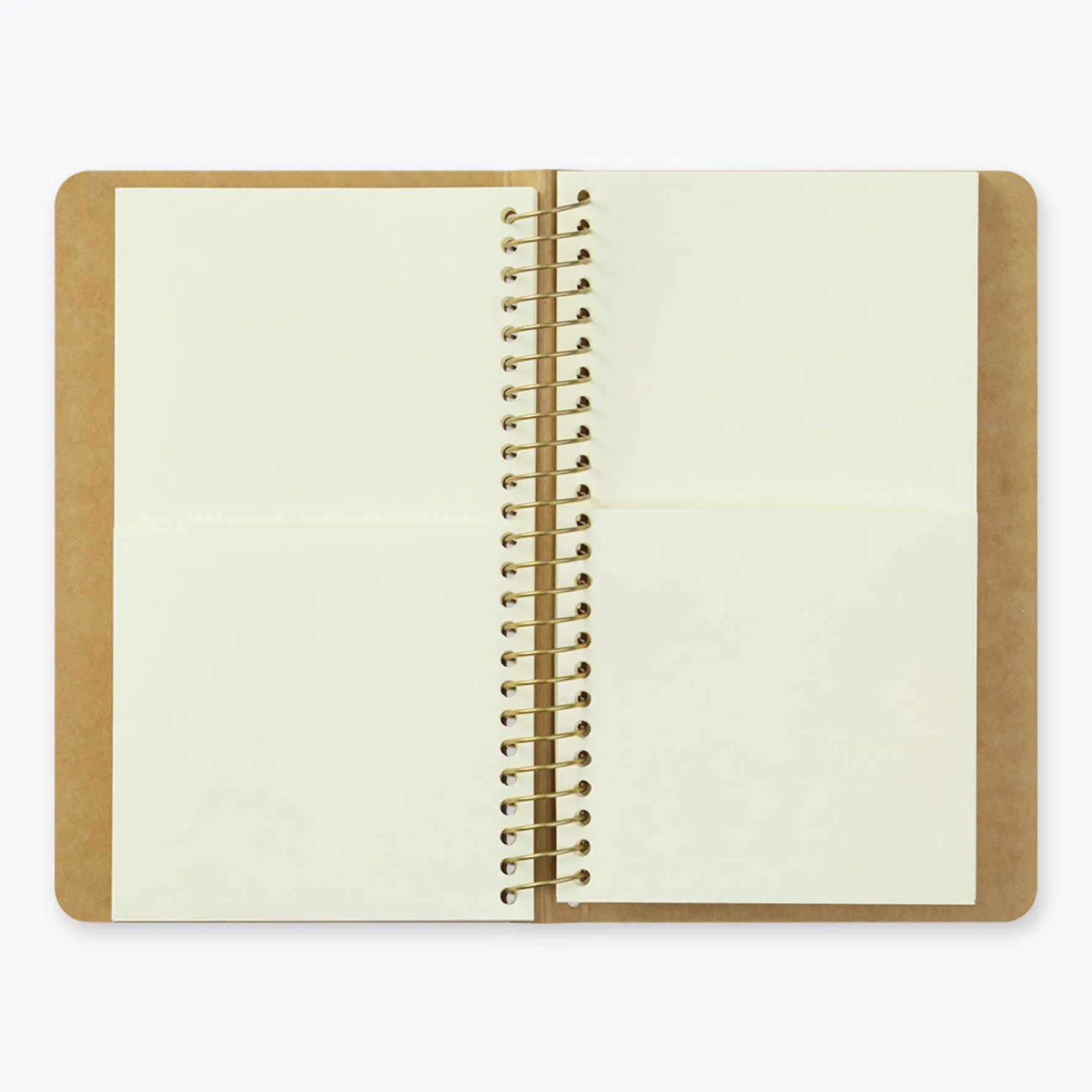 Midori - Notebook - Spiral Ring - A6 Slim - Paper Pocket