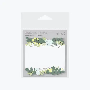 Midori - Notepad - Sticky Notes - Die-Cut - Leaves