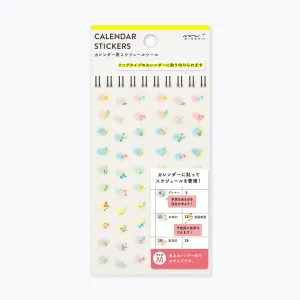 Midori - Planner Sticker - Calendar - Floral <M>
