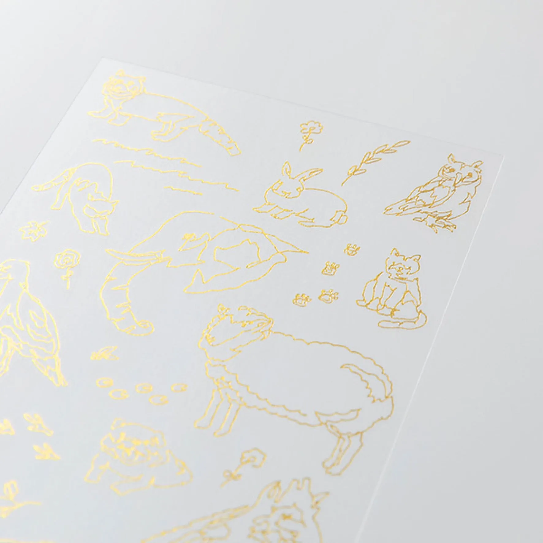 Midori - Planner Sticker - Foil Transfer - Animals