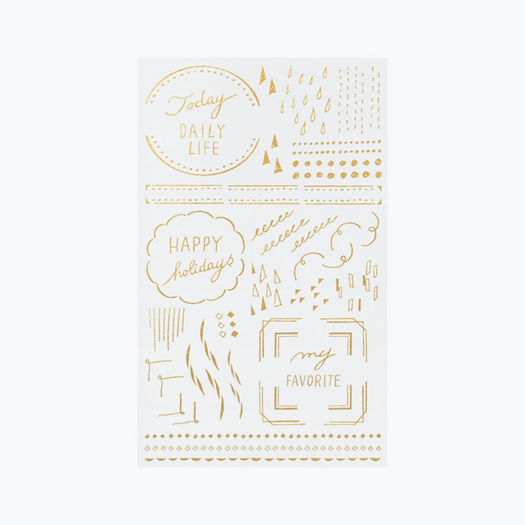 Midori - Planner Sticker - Foil Transfer - Decorative