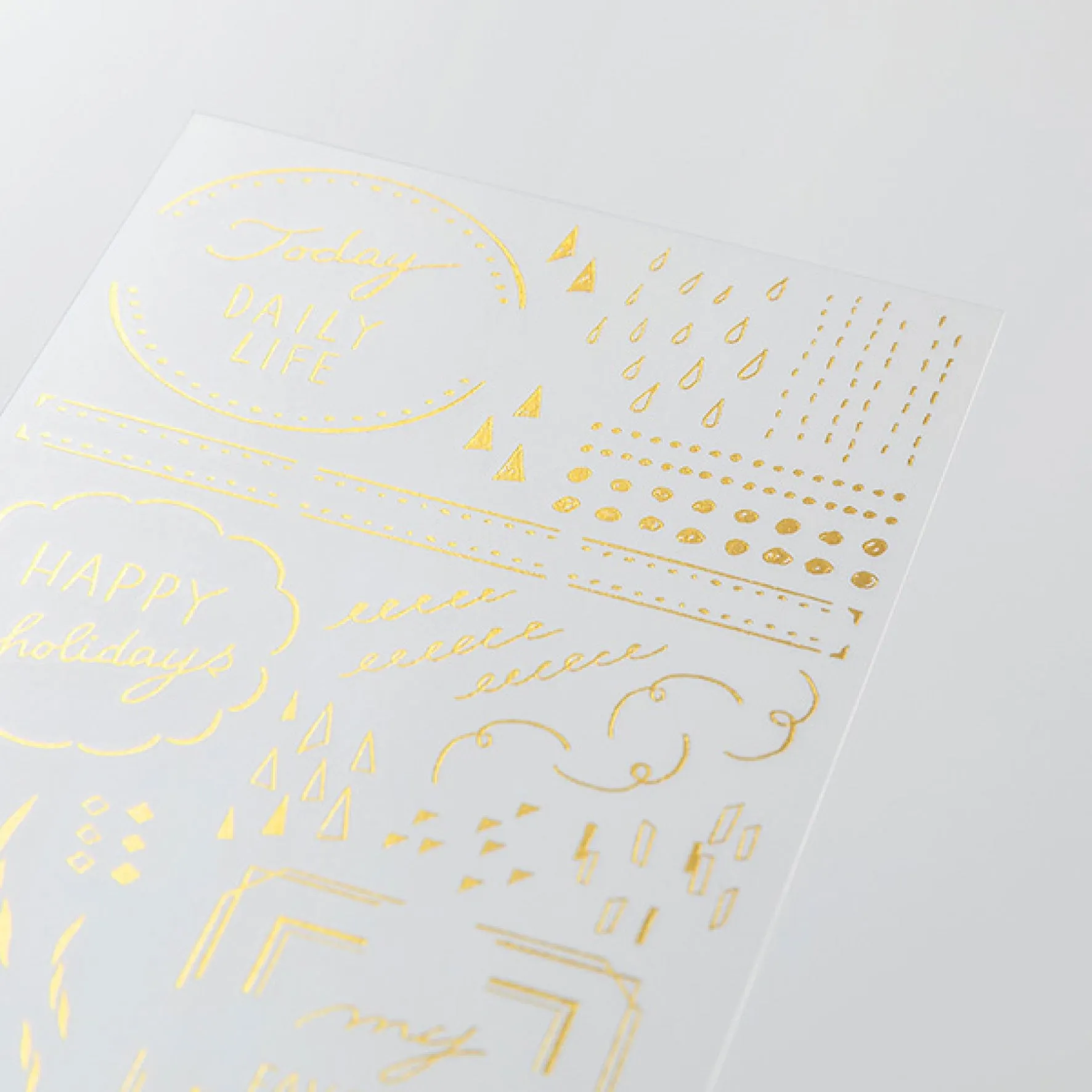 Midori - Planner Sticker - Foil Transfer - Decorative