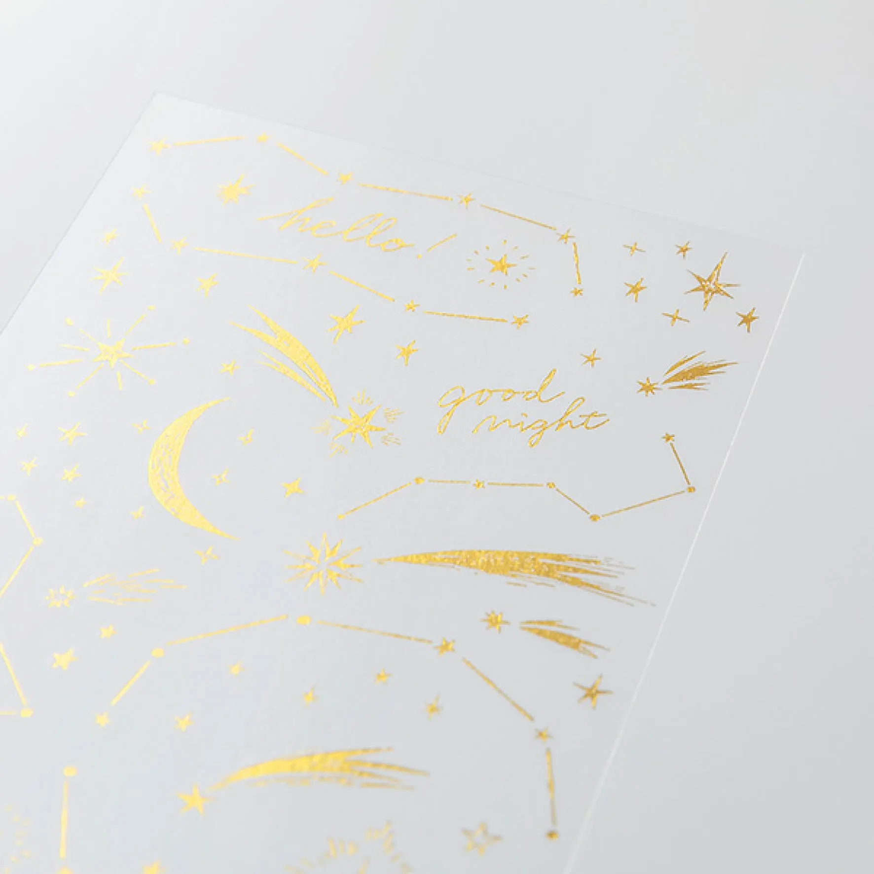 Midori - Planner Sticker - Foil Transfer - Galaxy