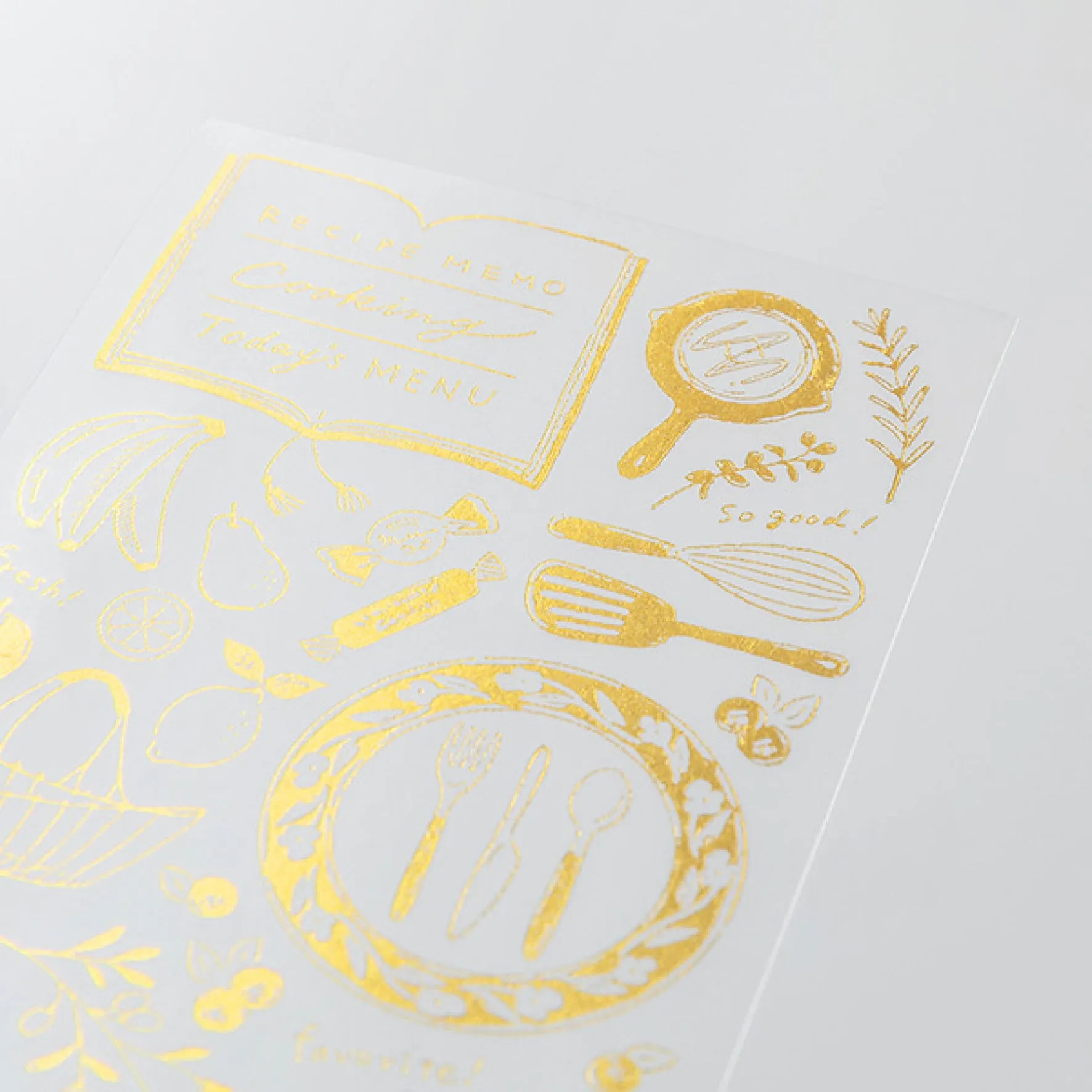 Midori - Planner Sticker - Foil Transfer - Kitchen