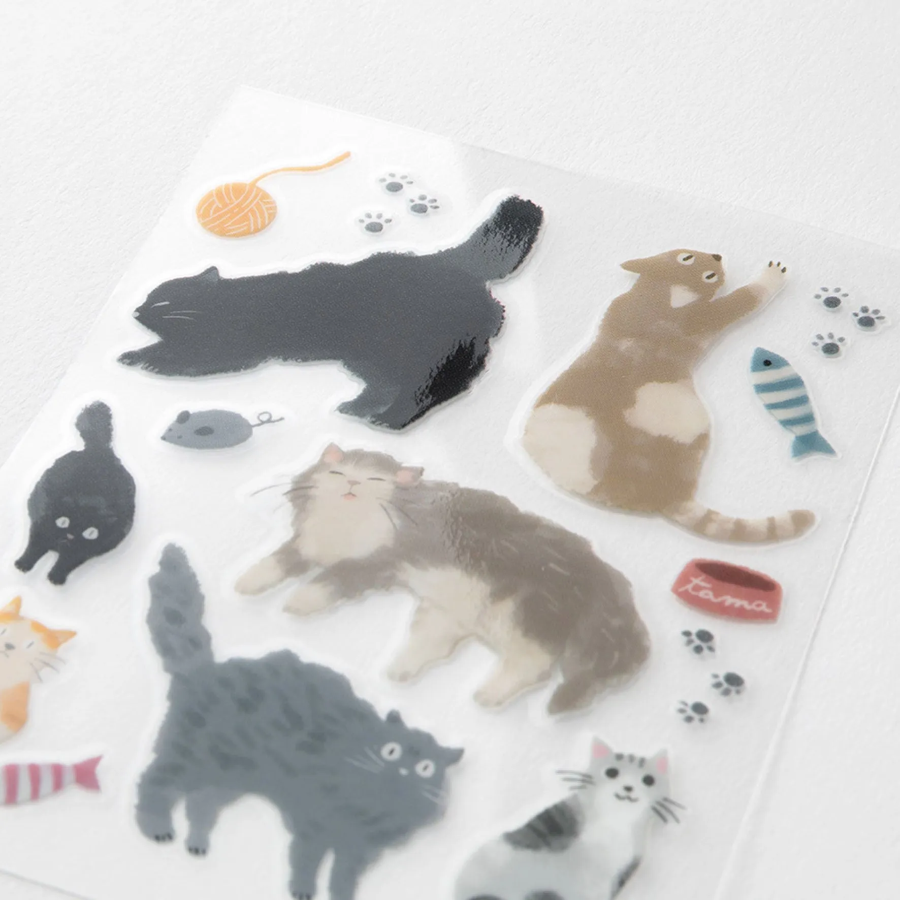 Midori - Planner Sticker - Glossy Transfer - Cat