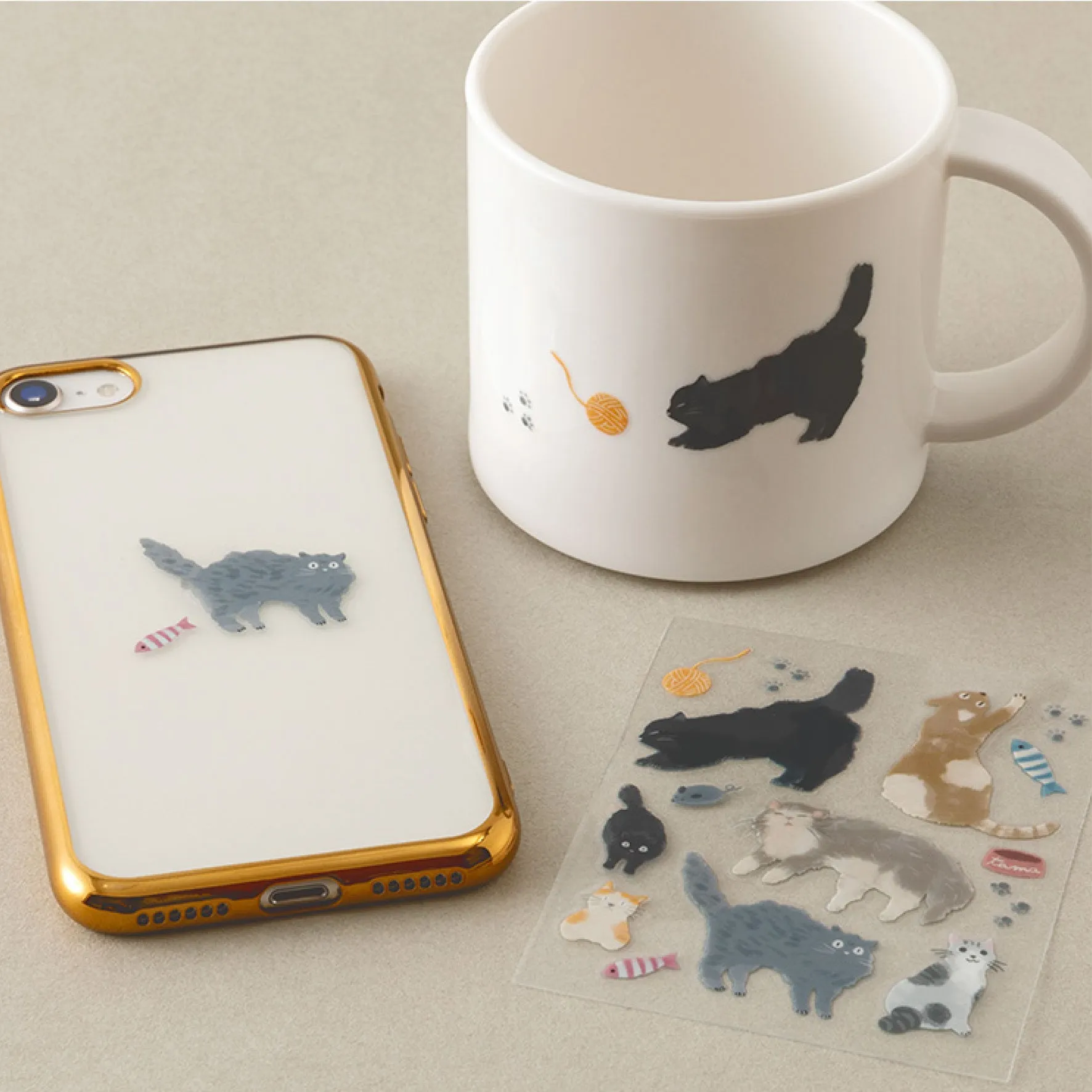 Midori - Planner Sticker - Glossy Transfer - Cat