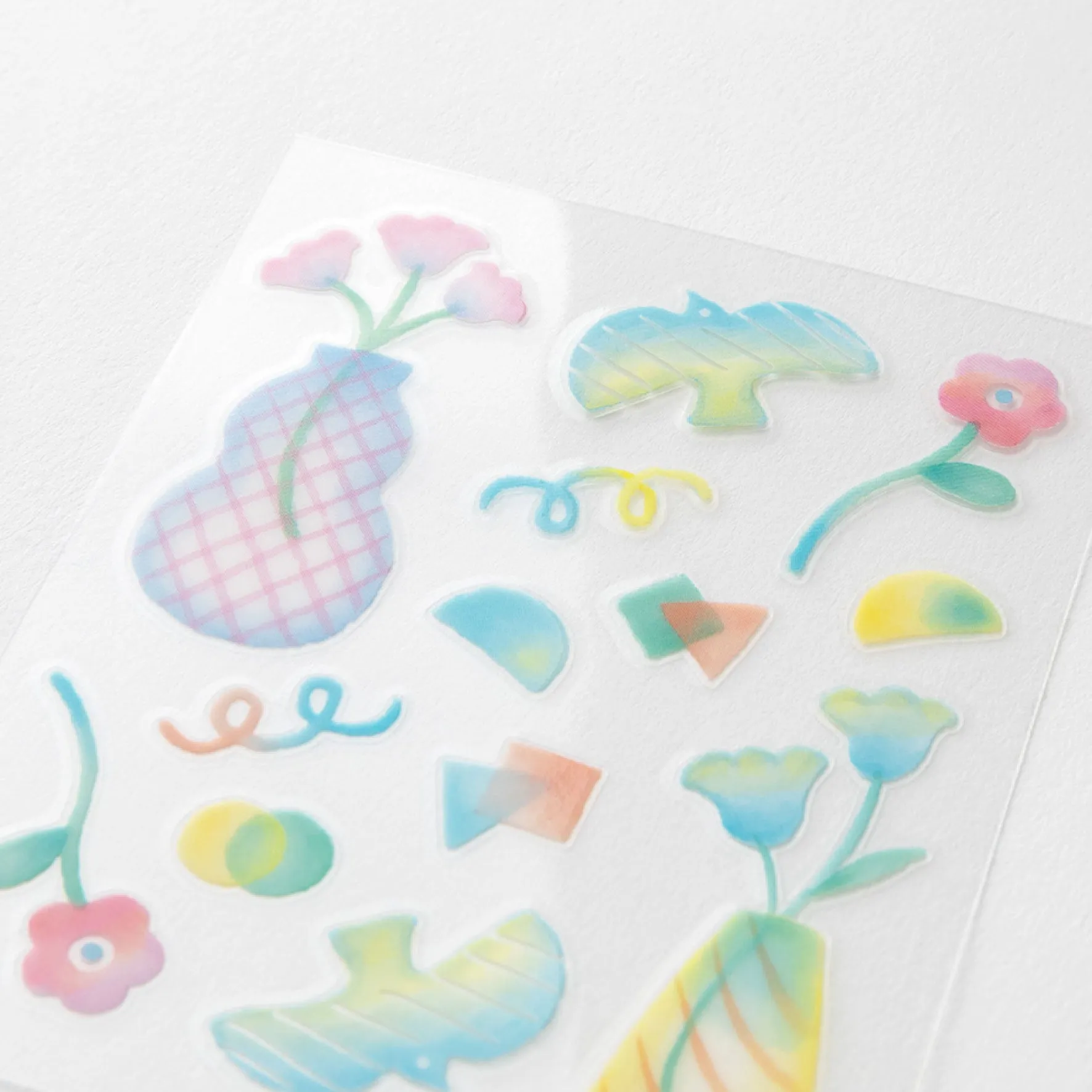 Midori - Planner Sticker - Glossy Transfer - Flower Vase