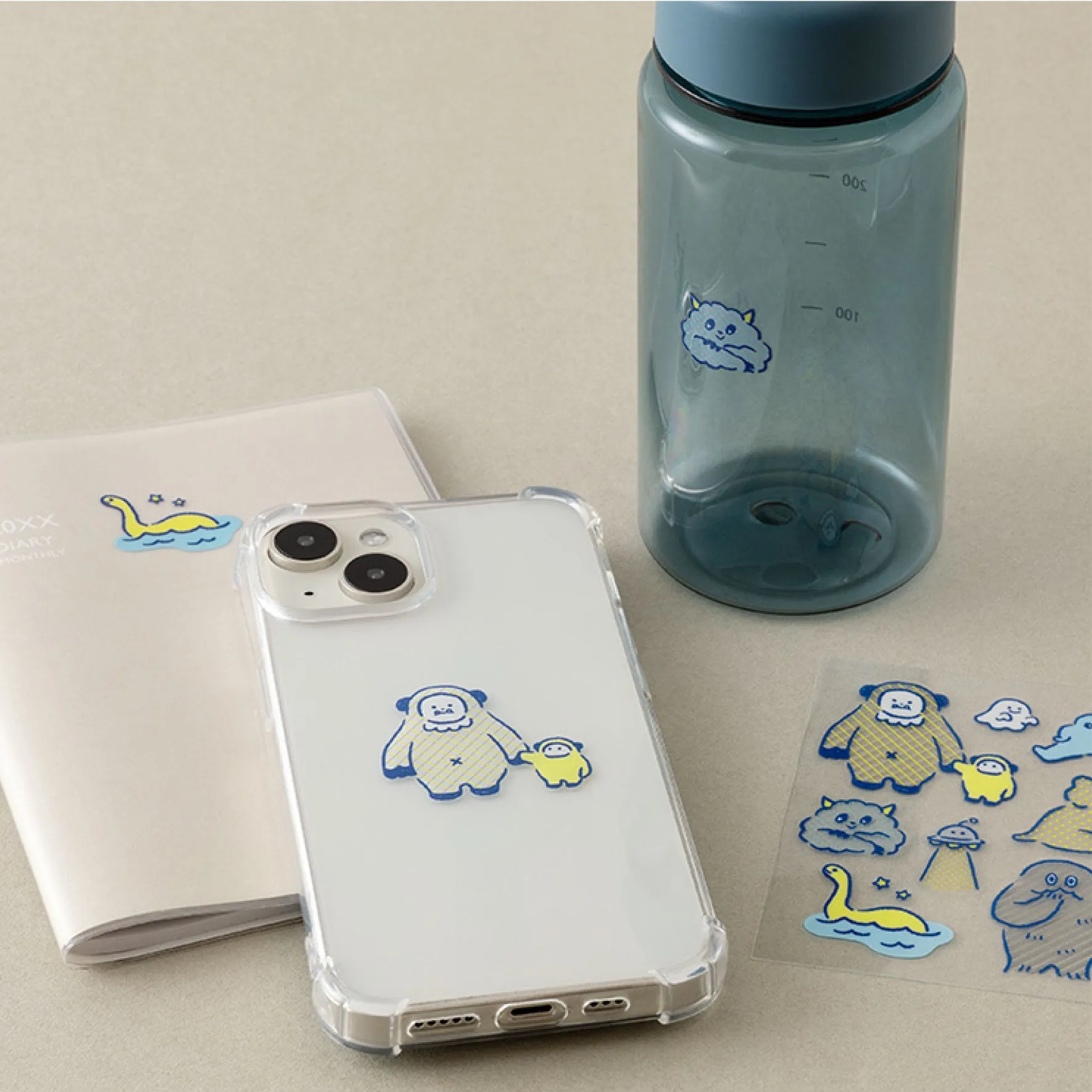 Midori - Planner Sticker - Glossy Transfer - Monster