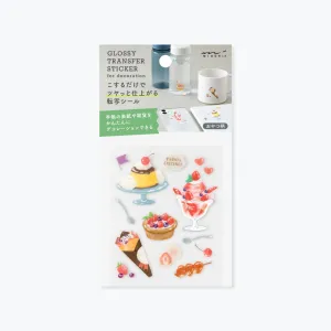 Midori - Planner Sticker - Glossy Transfer - Snack