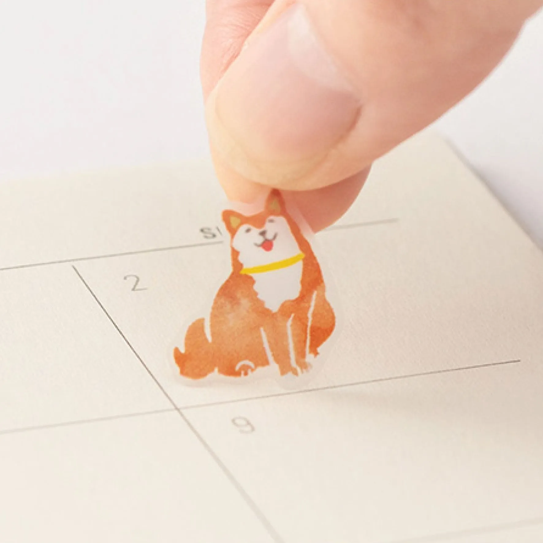 Midori - Planner Sticker - Seal Collection - Brown